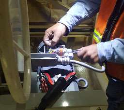 Maquinaria automatizada para el embalaje de mercancías para exportación